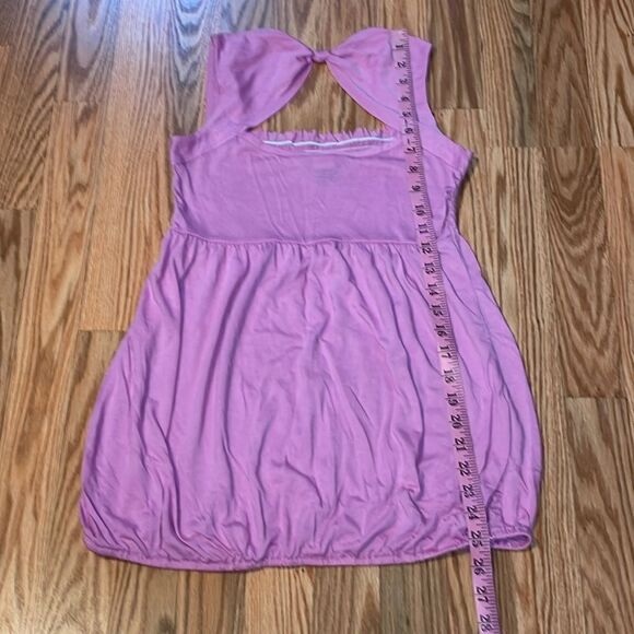 V.1 Couture pink Top Y2K 2010 Blouson, Large - Picture 4 of 6